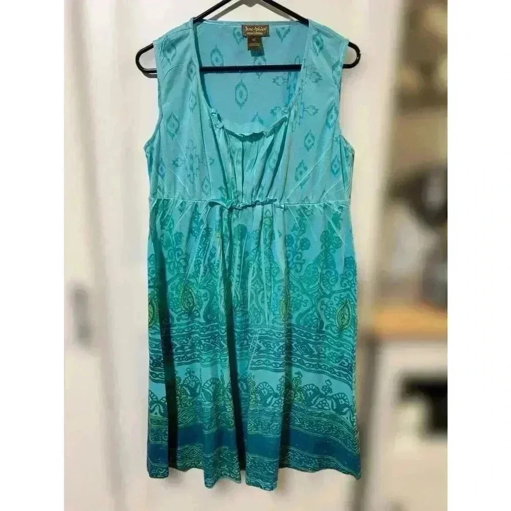 Jane Ashley Blue Dress,‎ Size XL